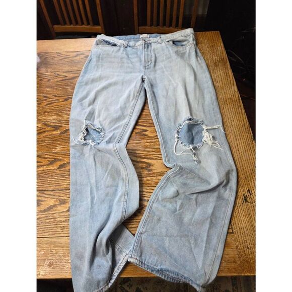 Favorite Daughter The Tommy Mid-rise Boyfriend Distressed Jeans Sz 33 - Picture 2 of 5